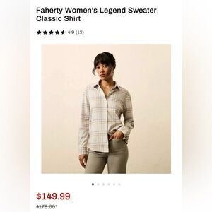 Faherty Legends Sweater Classic Shirt